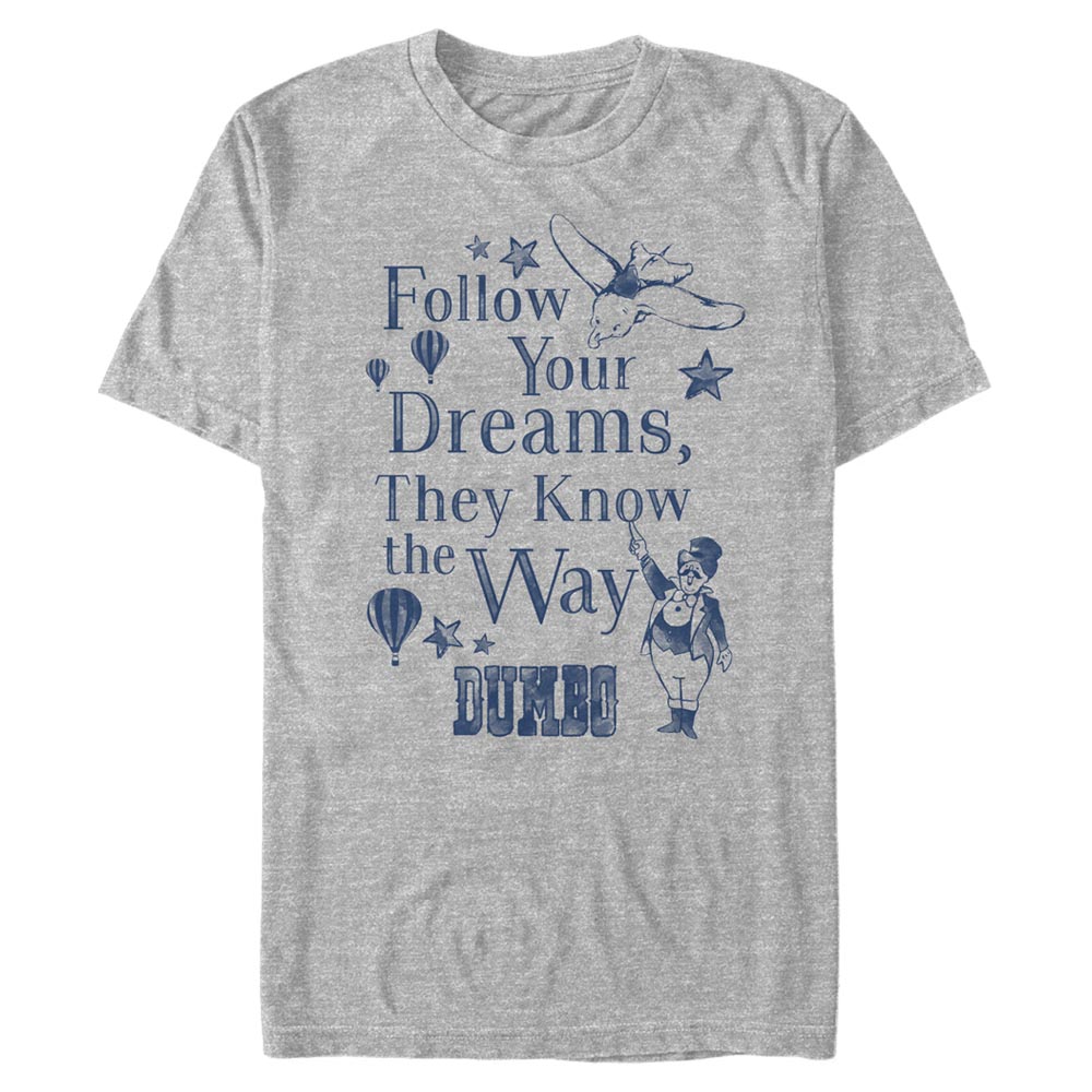 Disney Classics - Dumbo - Dumbo Follow Dreams - Homme T-shirt