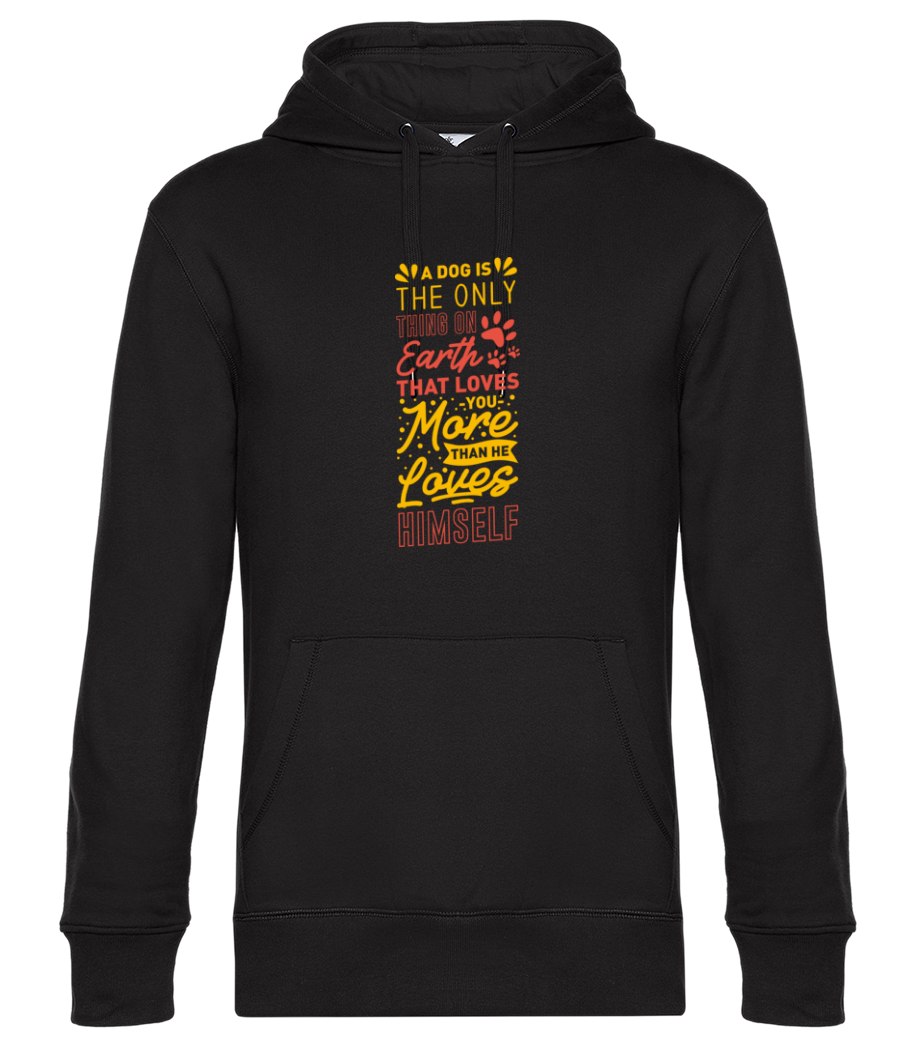 A Dog Loves You More Than Himself · Sweat à capuche standard homme