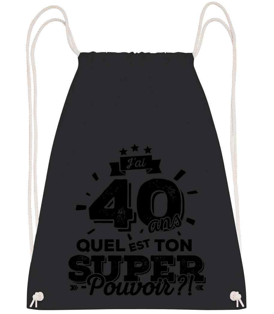 40 Ans Super Pouvoir · Sac à dos sport