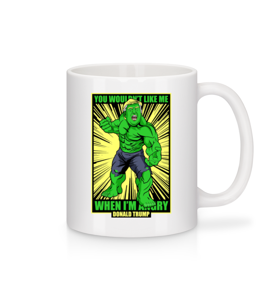Aperçu: Trump Hulk - Mug en céramique blanc - Blanc - Devant