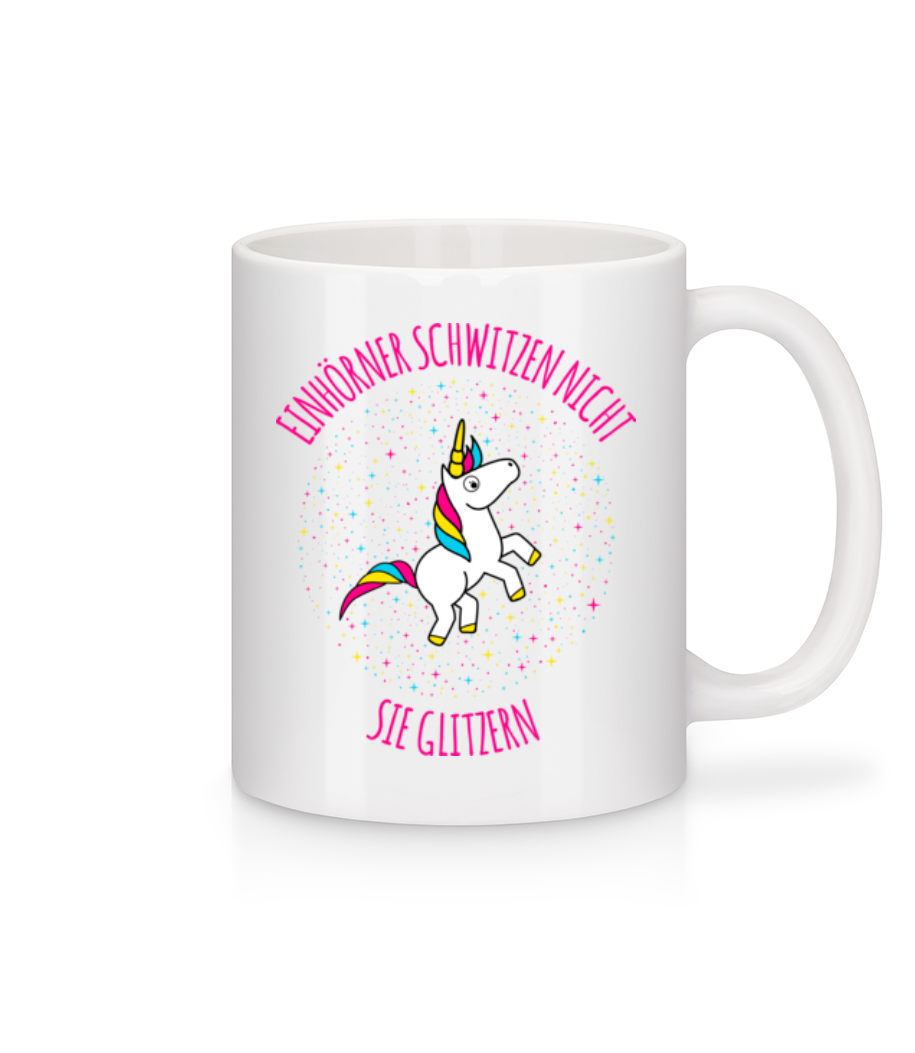 Einhörner Glitzern · Tasse
