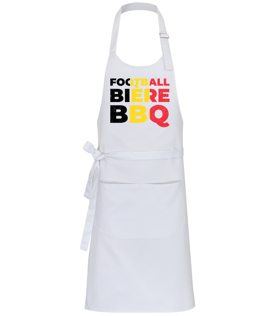 Football Bière BBQ · Tablier professionnel