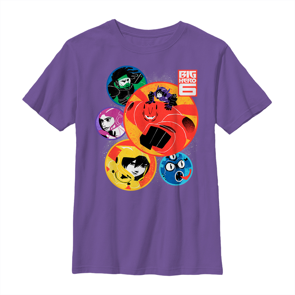 Disney - Les Nouveaux Héros - Photo de groupe Rounders - Enfant T-shirt