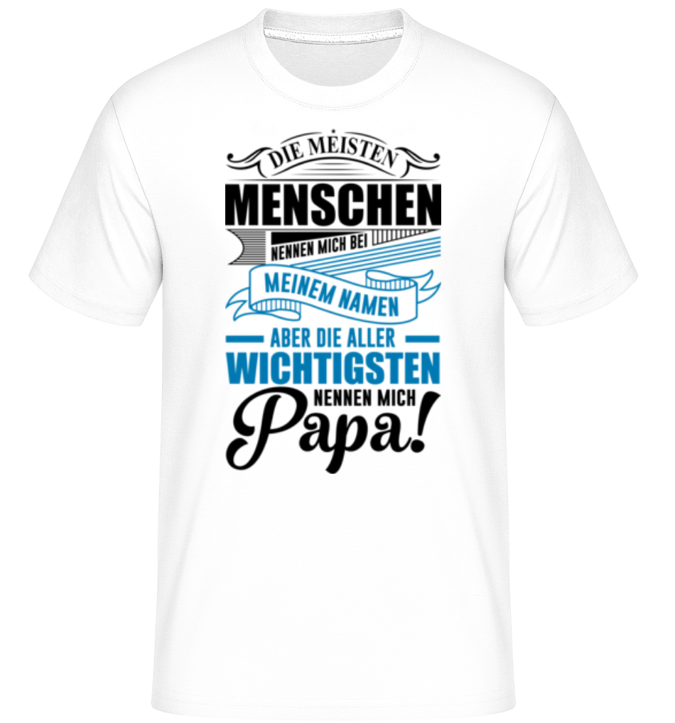 Die Wichtigsten Nennen Mich Papa · Shirtinator Männer T-Shirt