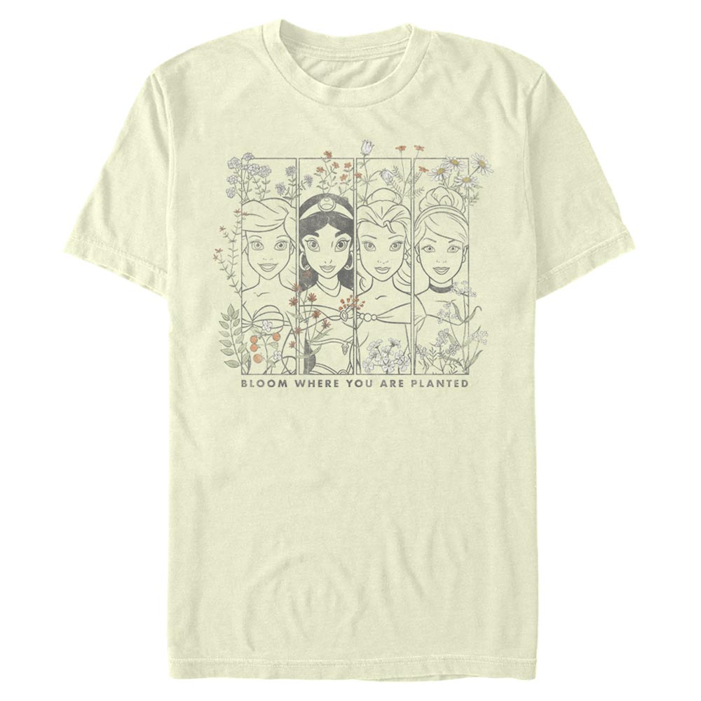 Disney - Princesses Disney - Photo de groupe Princesses Floral - Homme T-shirt