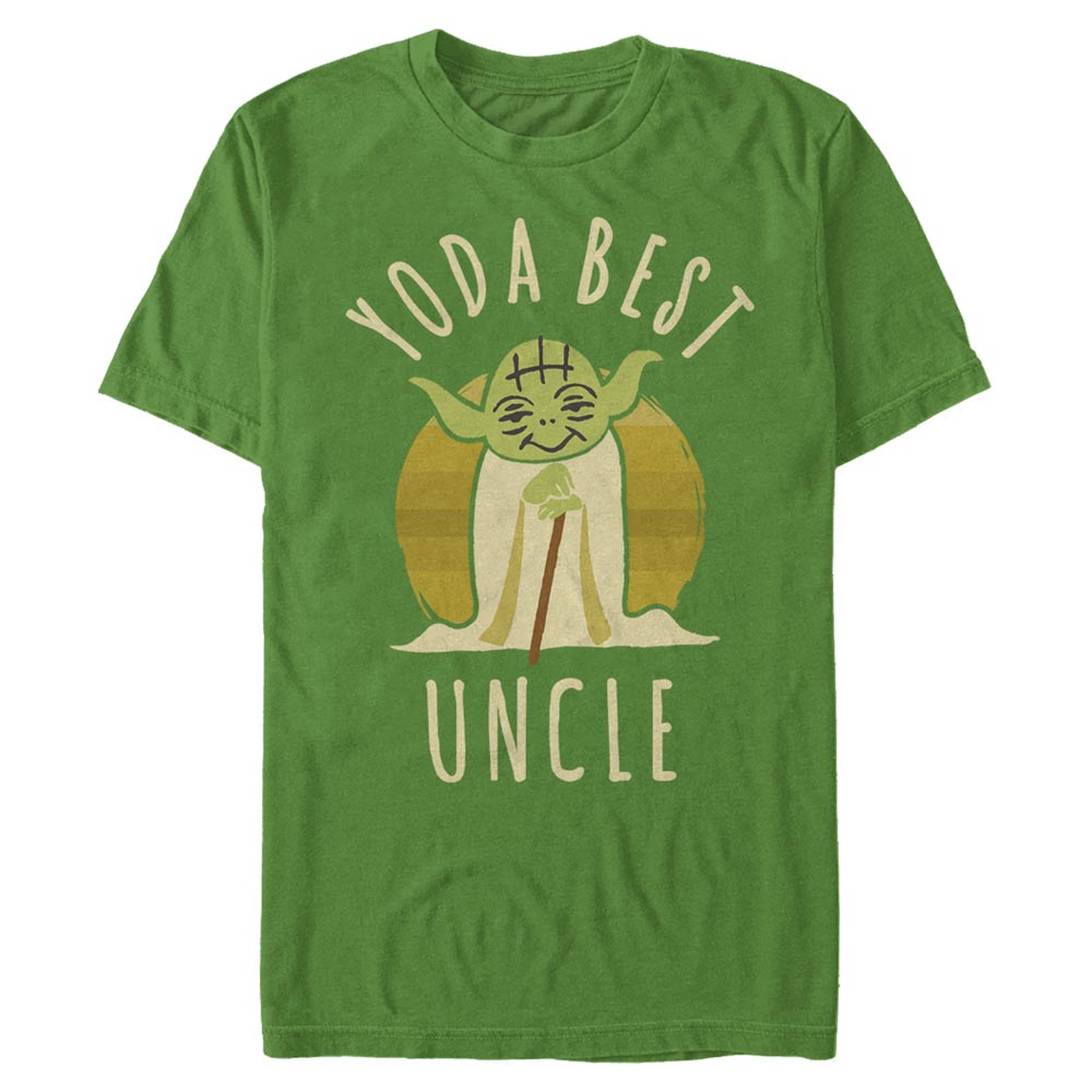 Star Wars - Yoda Best Uncle Says - Family - Homme T-shirt - Vert irlandais - Devant