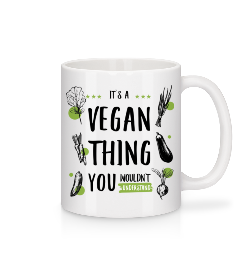 It's A Vegan Thing · Mug en céramique blanc
