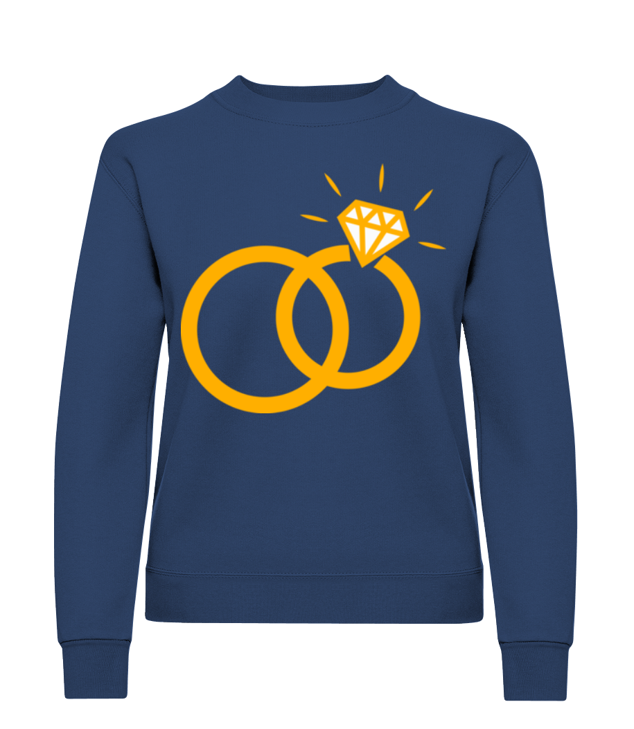 Aperçu: Diamand Alliances - Sweatshirt Femme - Bleu marine - Devant