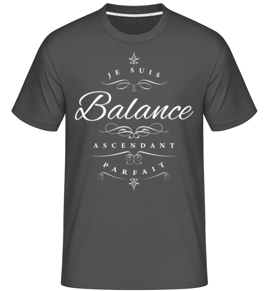 Je Suis Balance Ascendant Parfait ·  T-Shirt Shirtinator homme