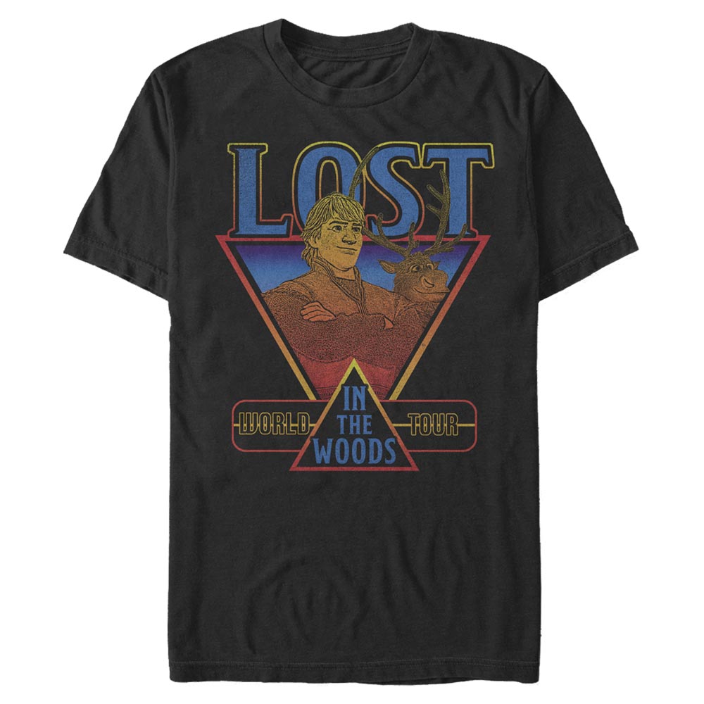 Disney - La Reine des neiges - Kristoff & Sven Lost World Tour - Homme T-shirt