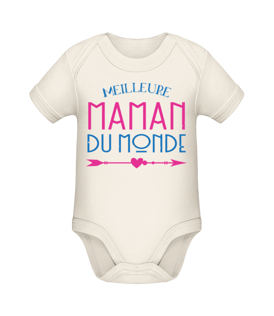 Meilleure Maman Du Monde · Body manches courtes bio