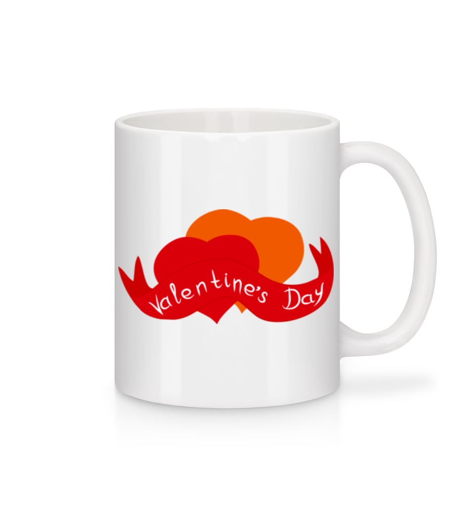 Logo Saint Valentin · Mug en céramique blanc