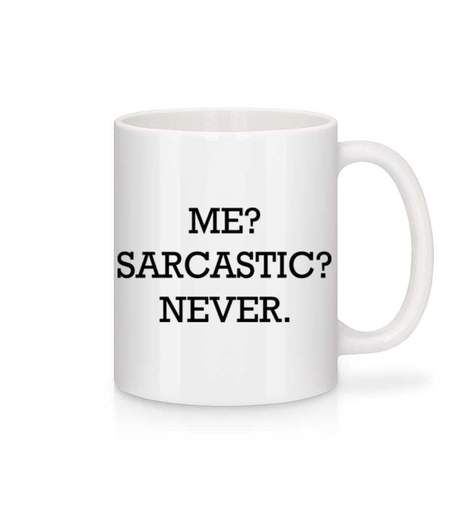 Sarcastic Me · Mug en céramique blanc