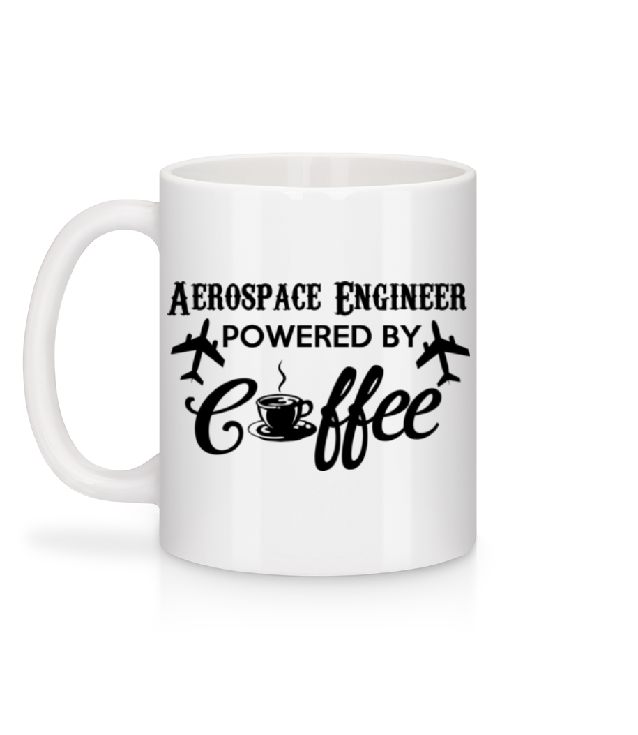 Aperçu: Aerospace Engineer - Mug en céramique blanc - Blanc - Derrière