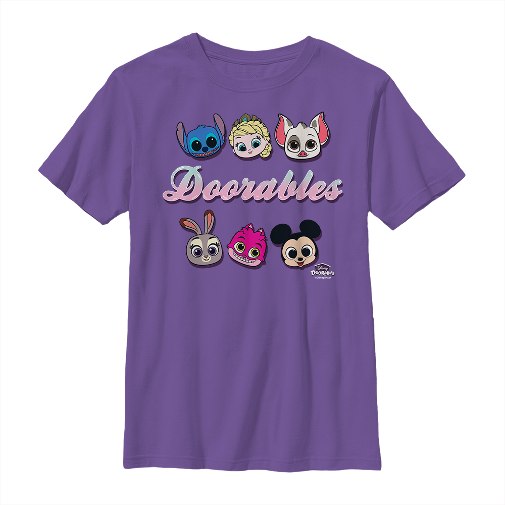 Disney - Doorables - Photo de groupe Group heads - Enfant T-shirt