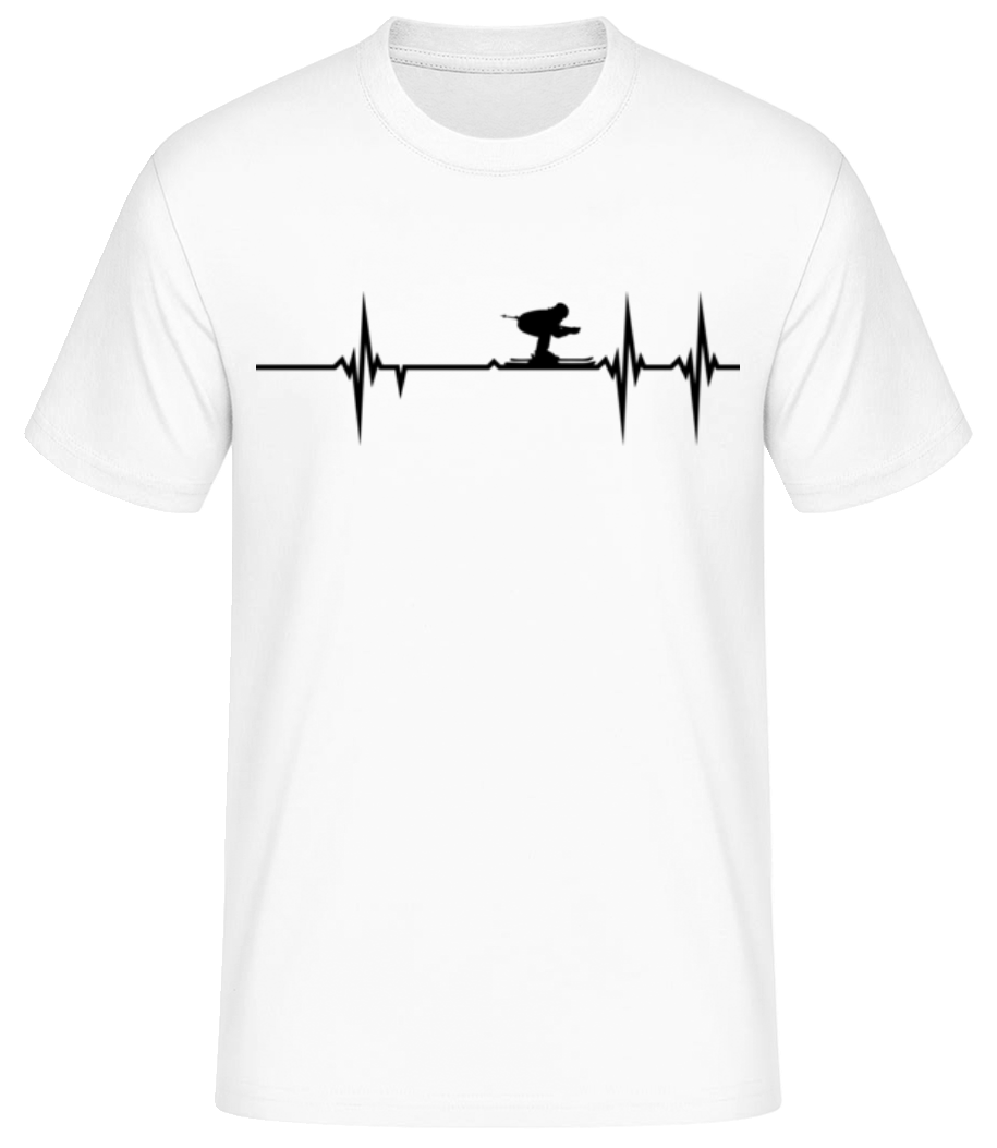Battement de coeur de ski · T-shirt standard Homme