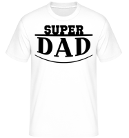 Super Dad Icon -  Shirtinator Men's T-Shirt - White - Front