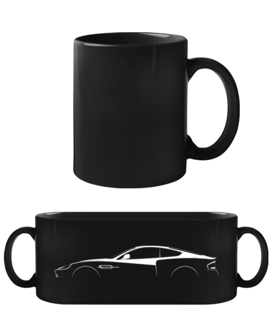 'Aston Martin Vanquish 2001' Silhouette · Tasse Noire