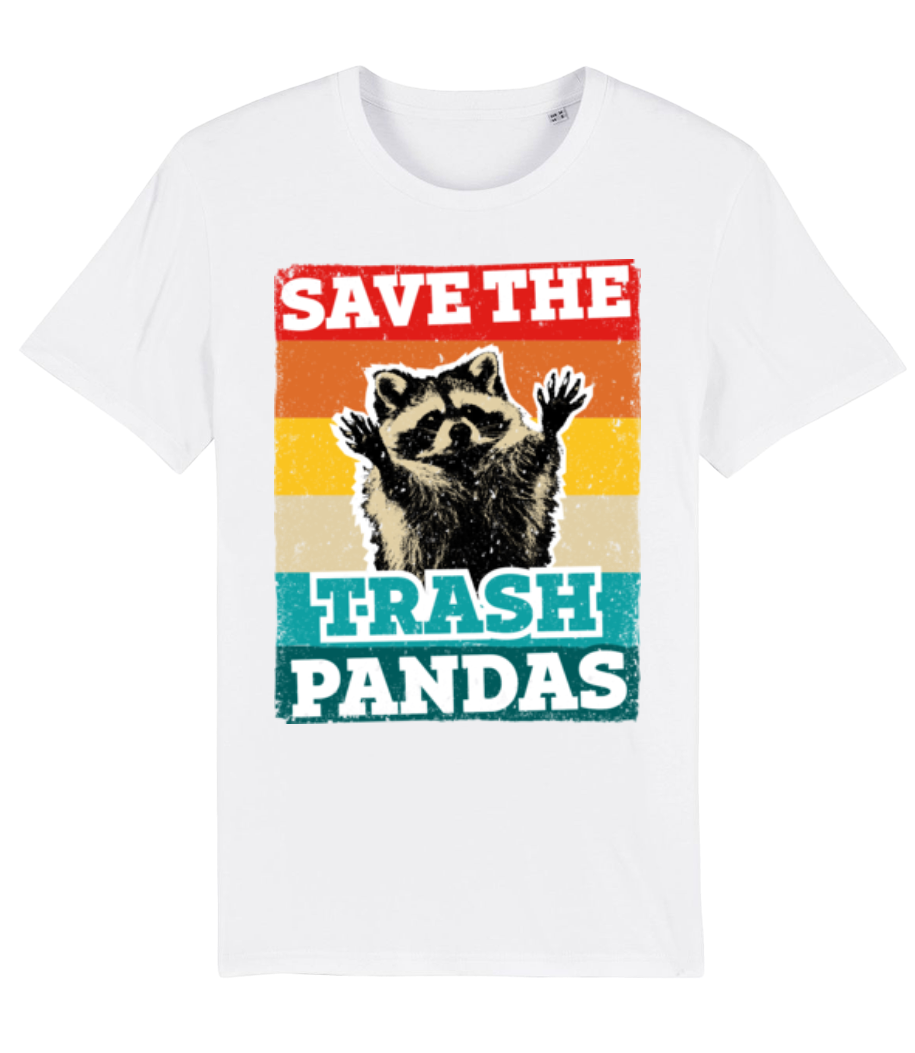 Save The Trash Pandas · T-shirt bio Homme Stanley Stella 2.0