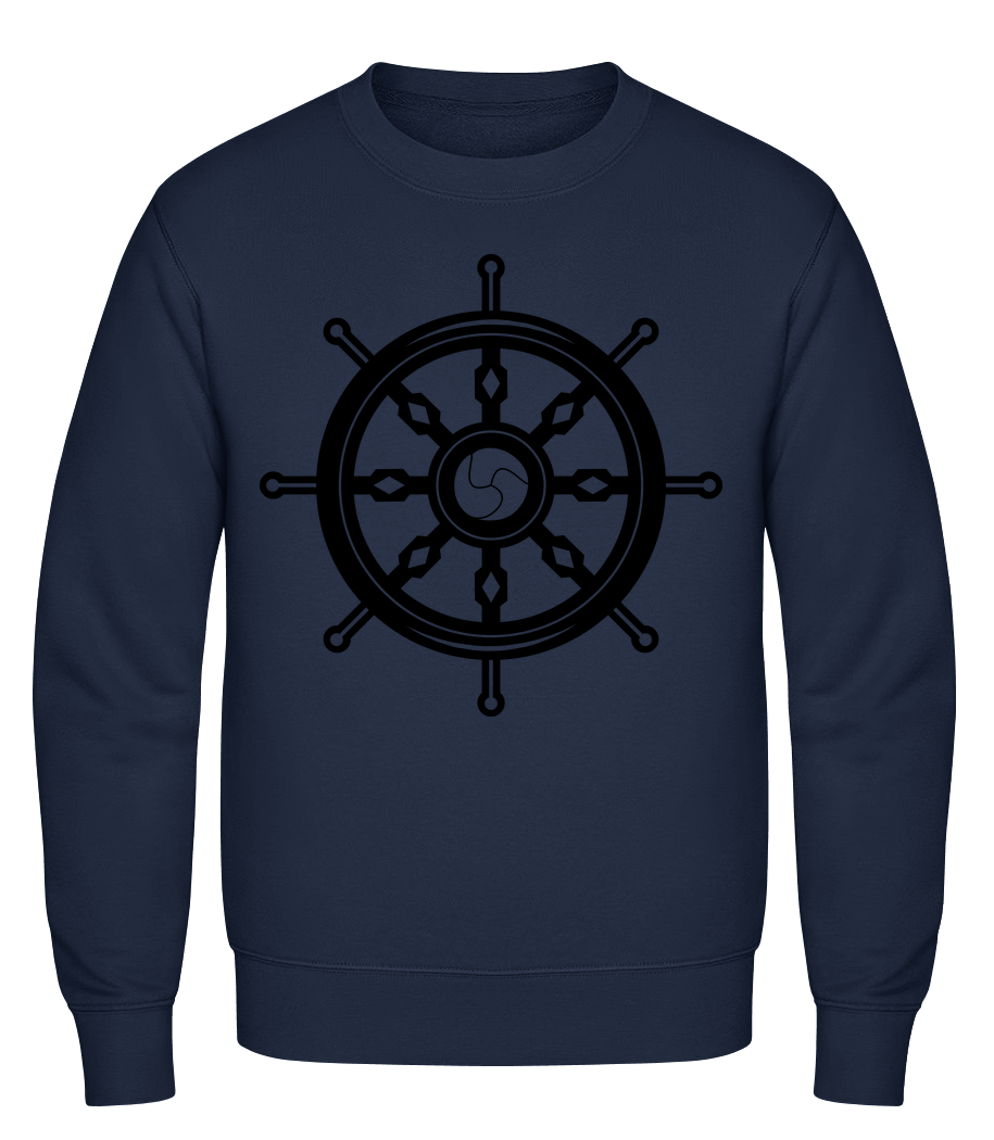 Wheel Black/White · Sweatshirt Homme