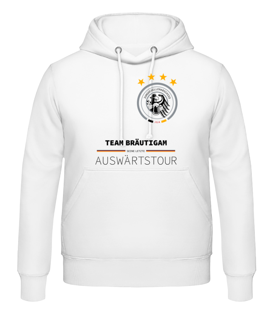 JGA Letzte Auswärtstour Team Bräutigam · Männer Hoodie