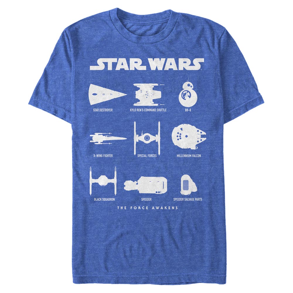 Star Wars - Le Réveil de la Force - Photo de groupe Silly Ships - Homme T-shirt