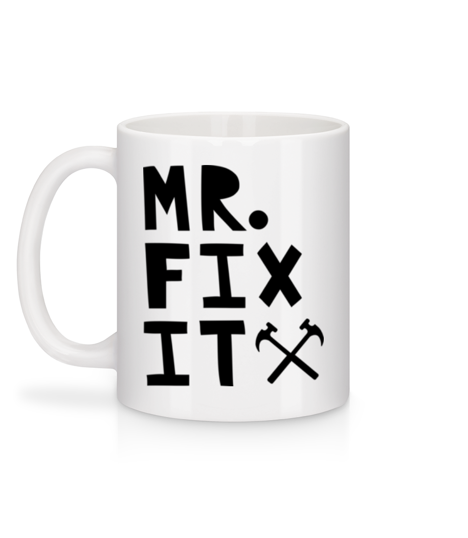 Aperçu: Mr Fix It - Mug en céramique blanc - Blanc - Derrière