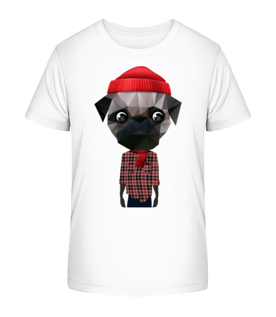 Hipster Chien Polygone · T-shirt bio Enfant Stanley Stella 2.0