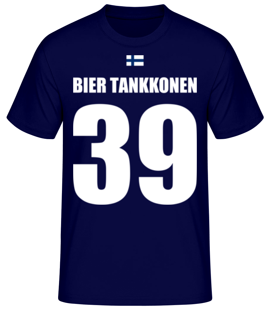 Finnland Fußball Trikot Bier Tankkonen · Männer Basic T-Shirt