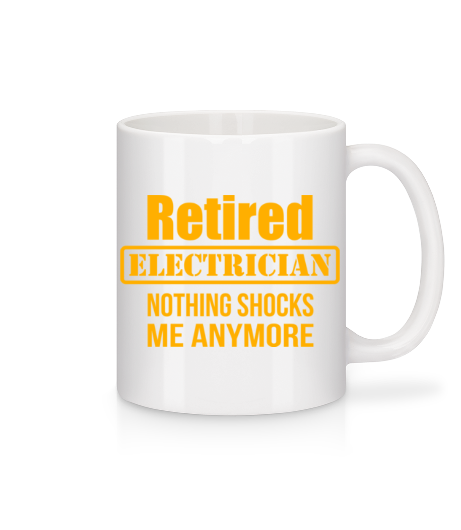 Retired Electrician · Mug en céramique blanc