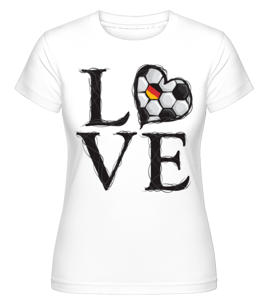 Football Amour Allemagne ·  T-shirt Shirtinator femme