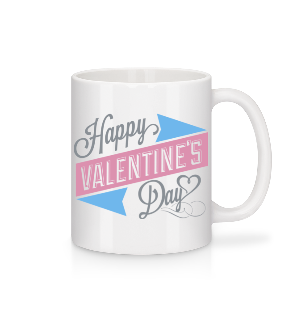 Happy Valentine's Day · Mug en céramique blanc