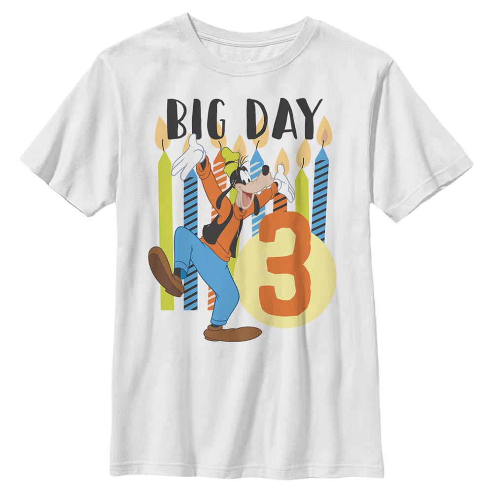 Disney Classics - Mickey Mouse - Dingo Candles Three - Birthday - Enfant T-shirt