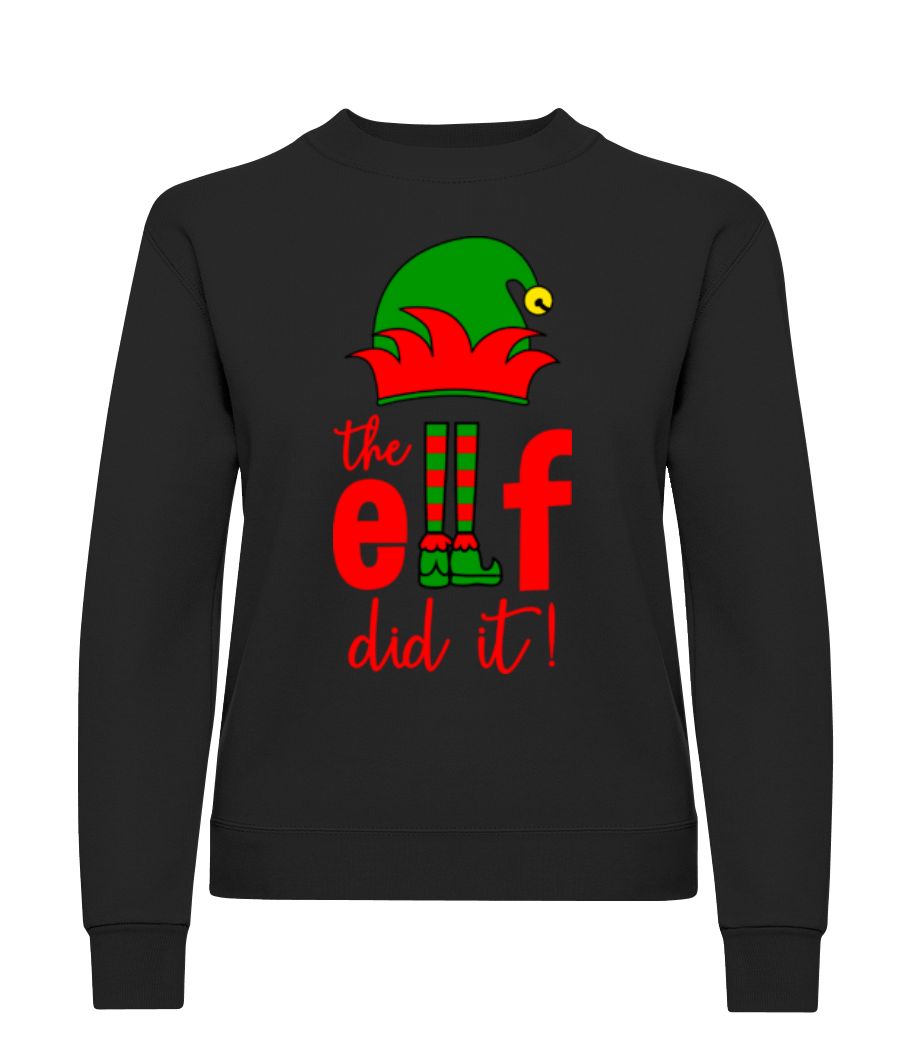 The Elf Did It · Sweatshirt Femme