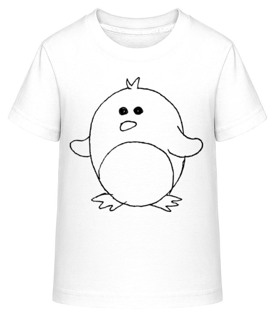 Aperçu: Enfant Comic - Pingouin - T-shirt shirtinator Enfant - Blanc - Devant