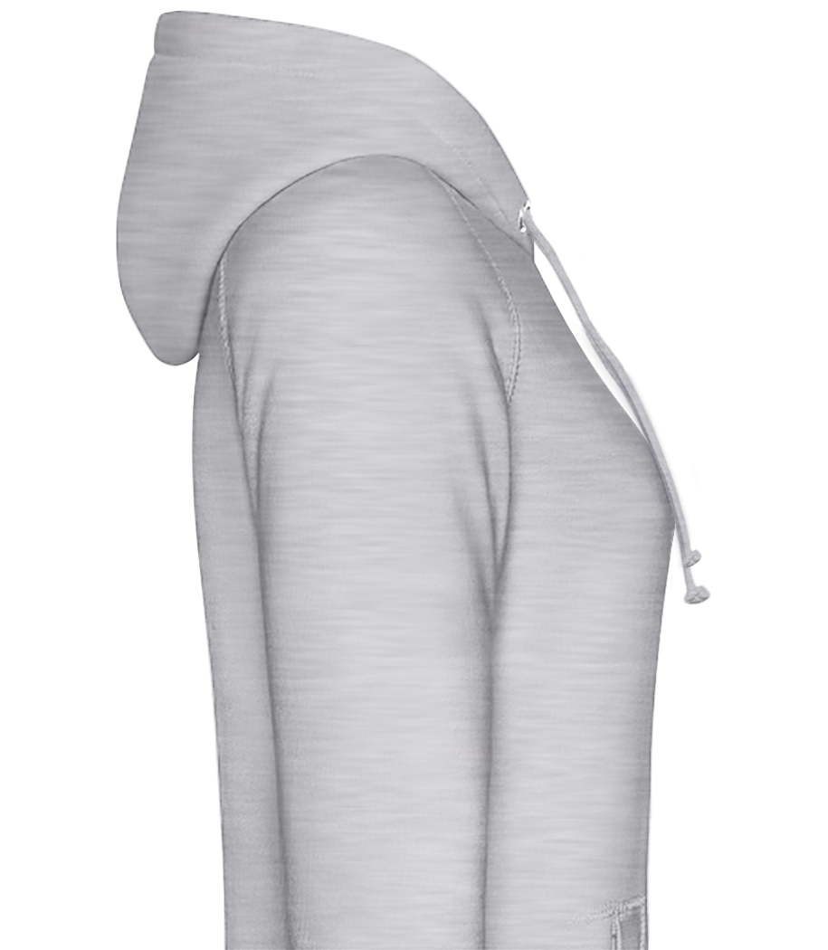 Aperçu: Noël Oldtimer - Sweat à capuche Femme - Gris chiné - Droit