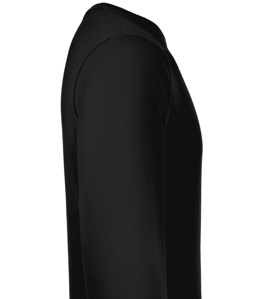 Naughty Nice I Tried - T-shirt à manches longues standard Homme - Noir - Droit