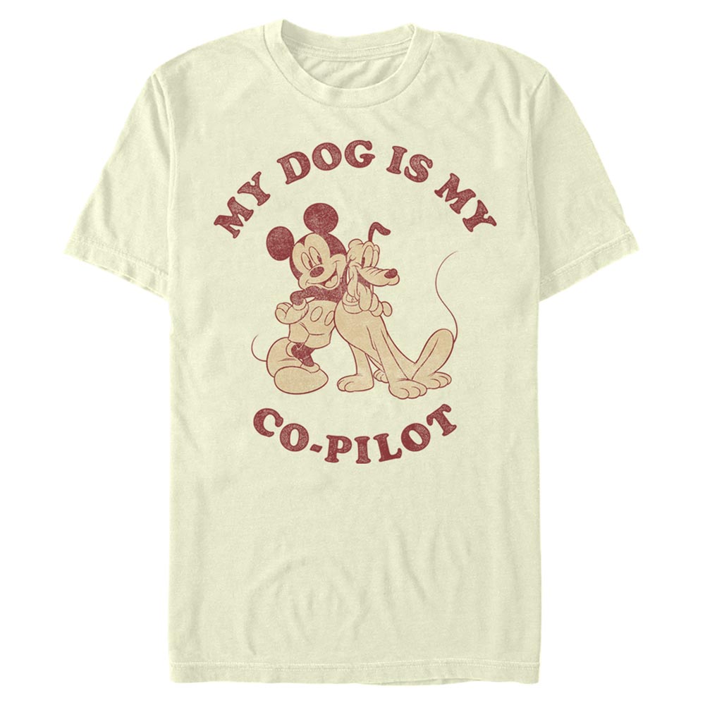Disney Classics - Mickey Mouse - Mickey et Pluto Copilot - Homme T-shirt