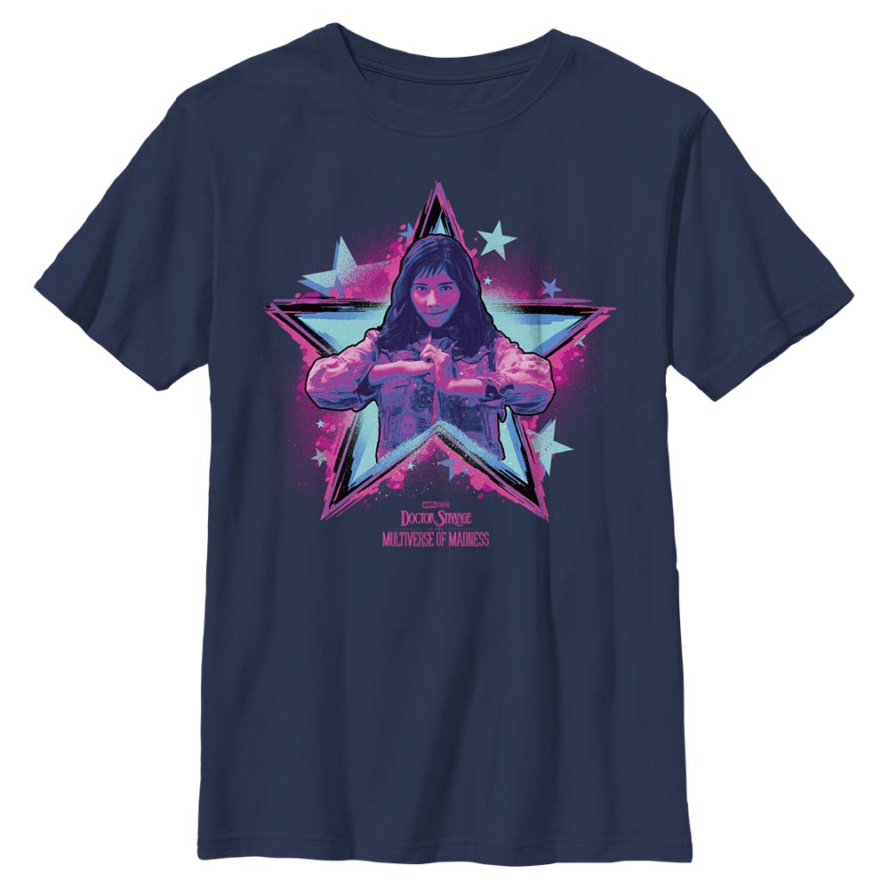 Marvel - Doctor Strange - America Chavez Pink and Blue - Enfant T-shirt