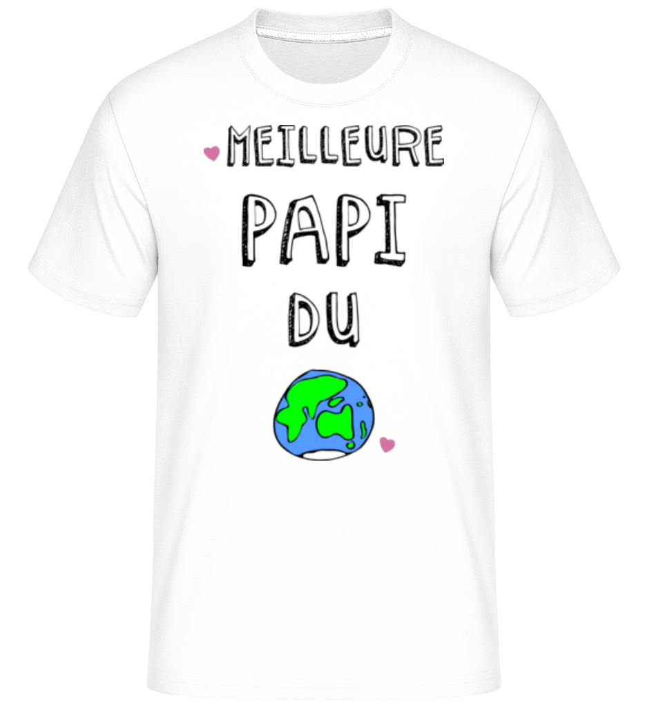 Meilleure Papi Du Monde ·  T-Shirt Shirtinator homme