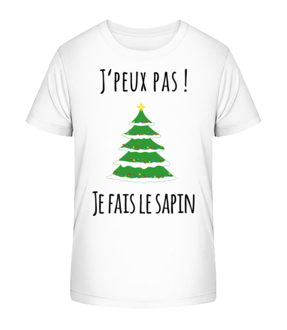 Je Fais Le Sapin · T-shirt bio Enfant Stanley Stella 2.0