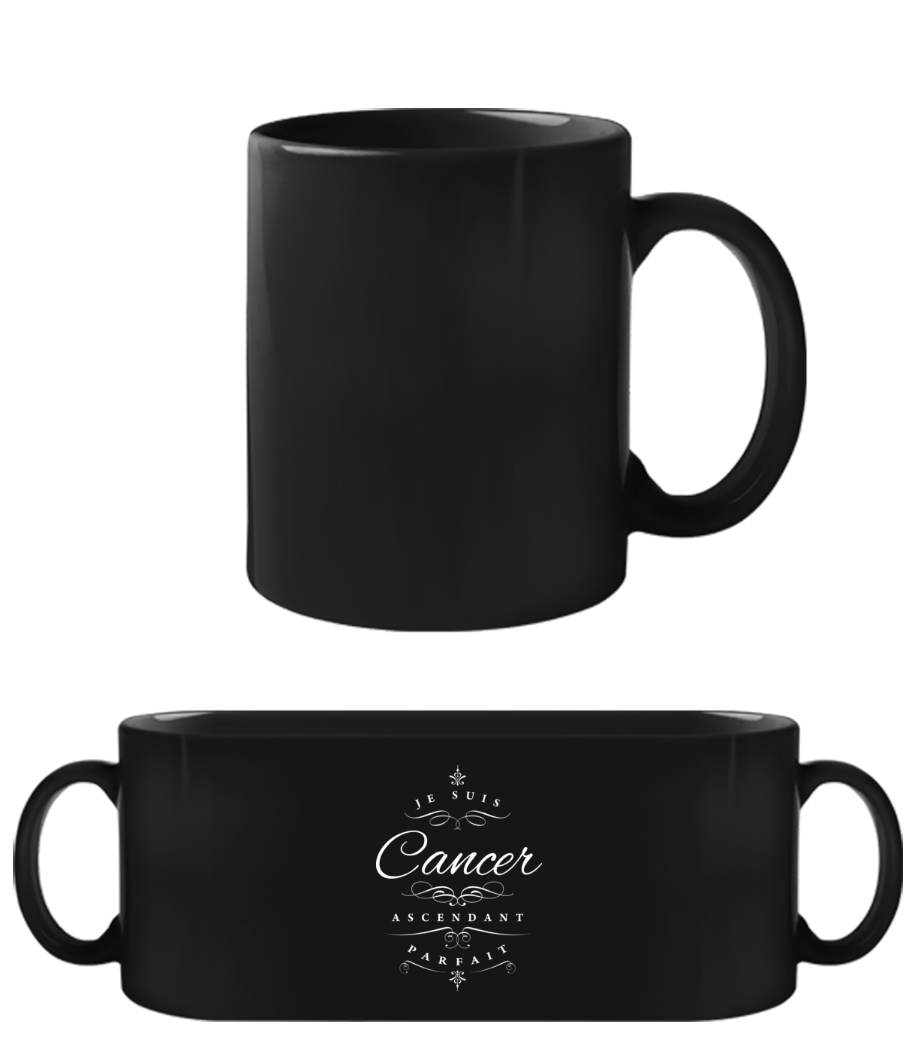 Je Suis Cancer Ascendant Parfait · Tasse Noire