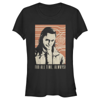 Marvel - Loki - Loki Time Always - Women's T-Shirt - Black - Front Marvel - Loki - Loki Time Always - Women's T-Shirt - Black - Front
