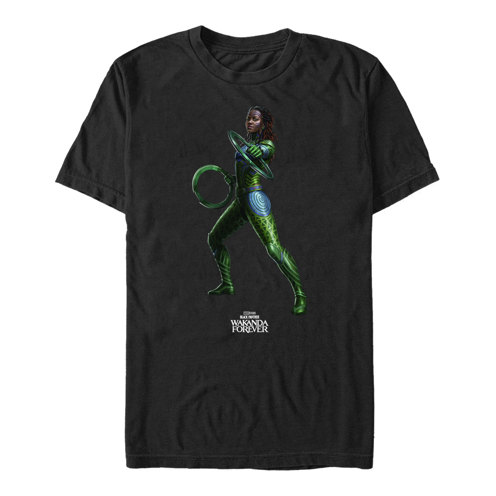 Aperçu: Marvel - Panthère noire Wakanda pour toujours - Nakia Blank - Homme T-shirt - Noir - Devant