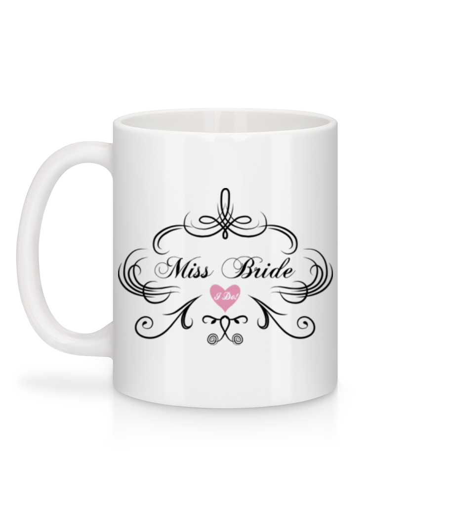 Aperçu: Miss Bride - Mug en céramique blanc - Blanc - Derrière