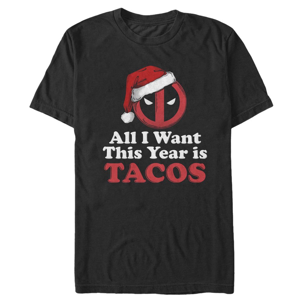 Marvel - Deadpool - Deadpool Pool For Tacos - Christmas - Homme T-shirt