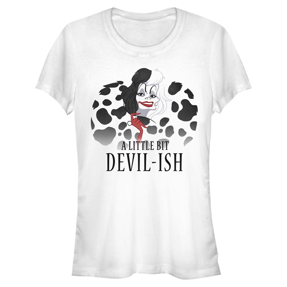 Disney - Les 101 Dalmatiens - Cruella d'Enfer Scary Evil Cruella - Femme T-shirt