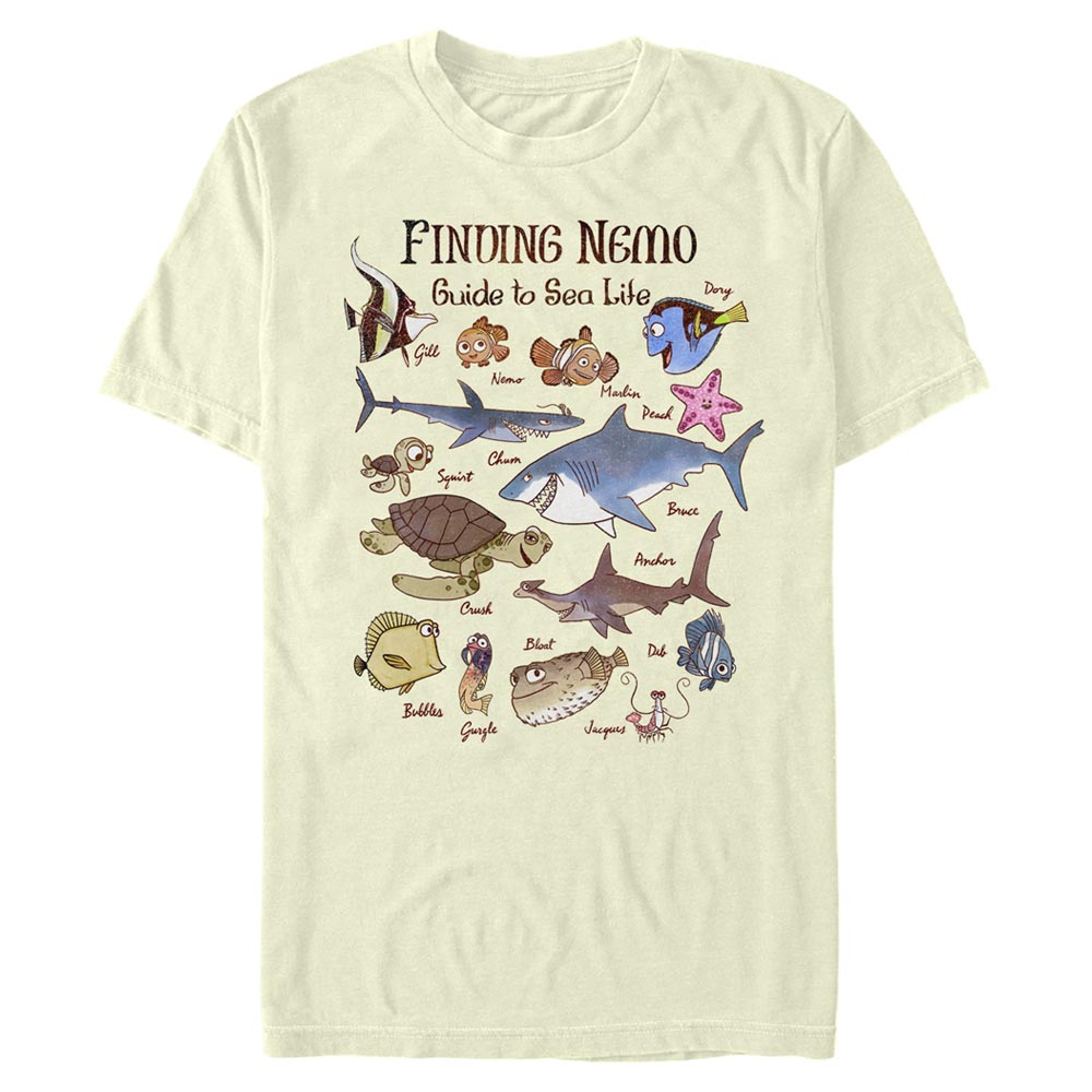 Pixar - Le monde de Nemo - Skupina Vintage Nemo - Homme T-shirt - Crème - Devant