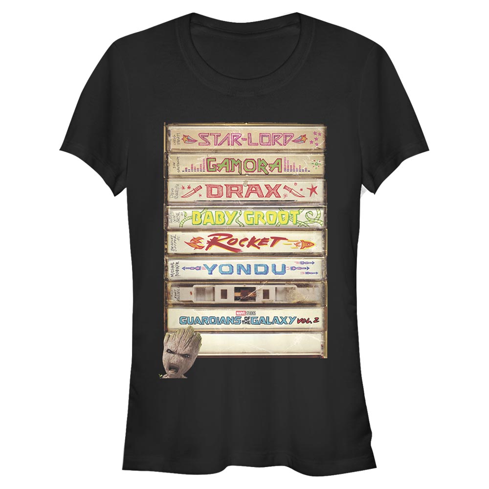 Aperçu: Marvel - Les Gardiens de la Galaxie - Groot We Is s - Femme T-shirt - Noir - Devant