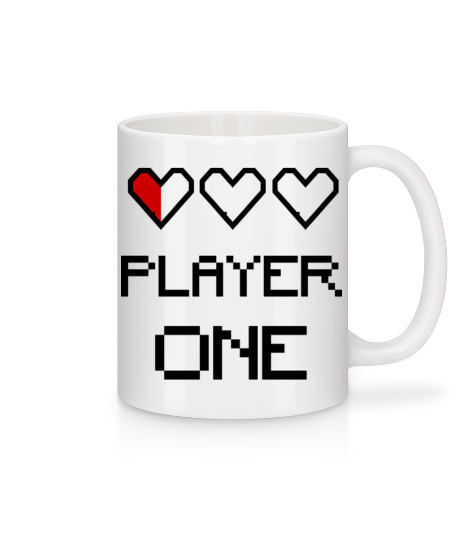 Player One · Mug en céramique blanc